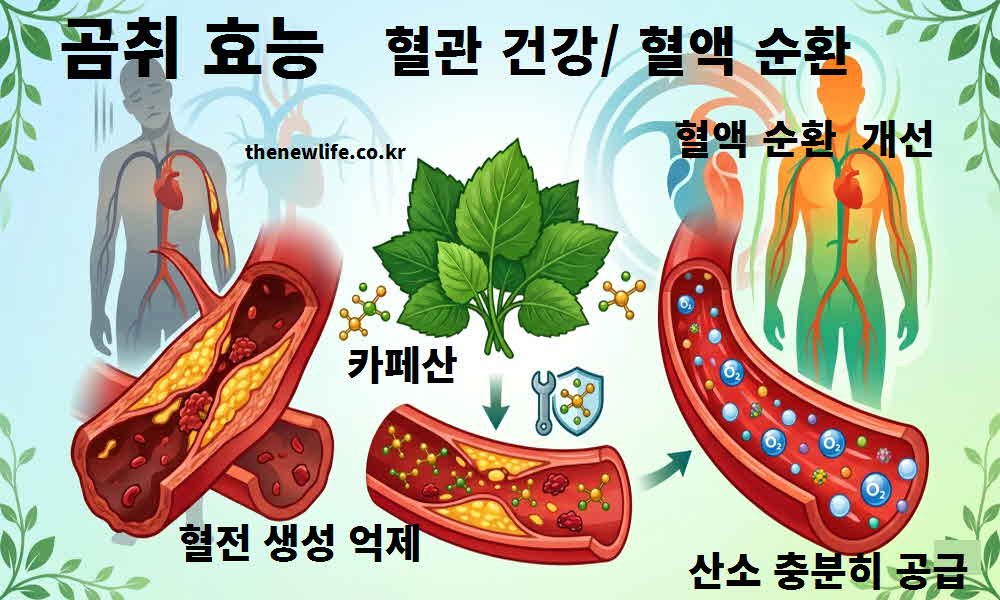 곰취 효능 혈관 건강 혈액 순환