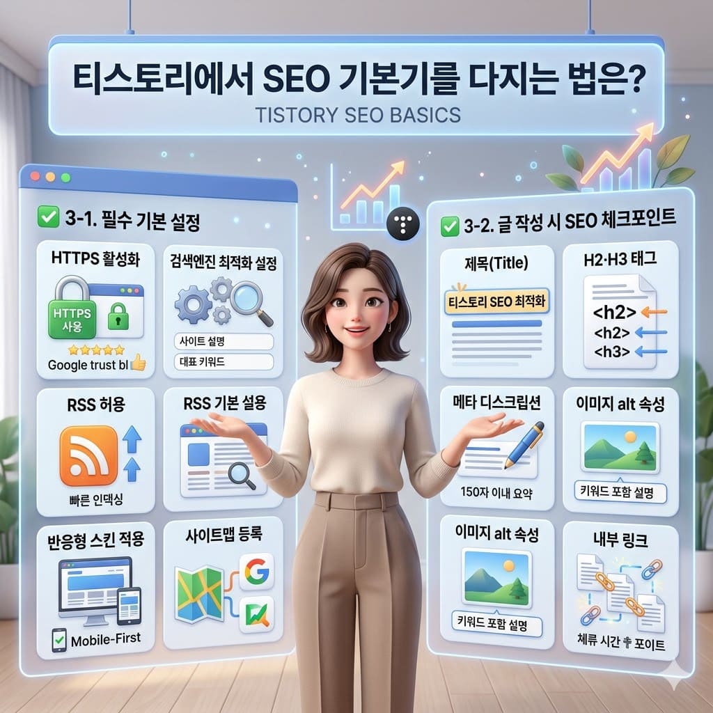 티스토리에서 SEO 기본기를 다지는 법은?