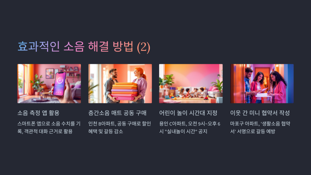 층간소음 해결, 이렇게 했어요3