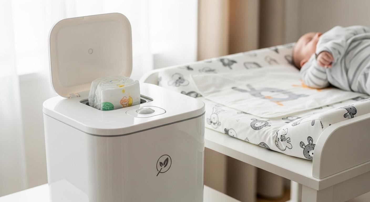 기저귀 쓰레기통 자동