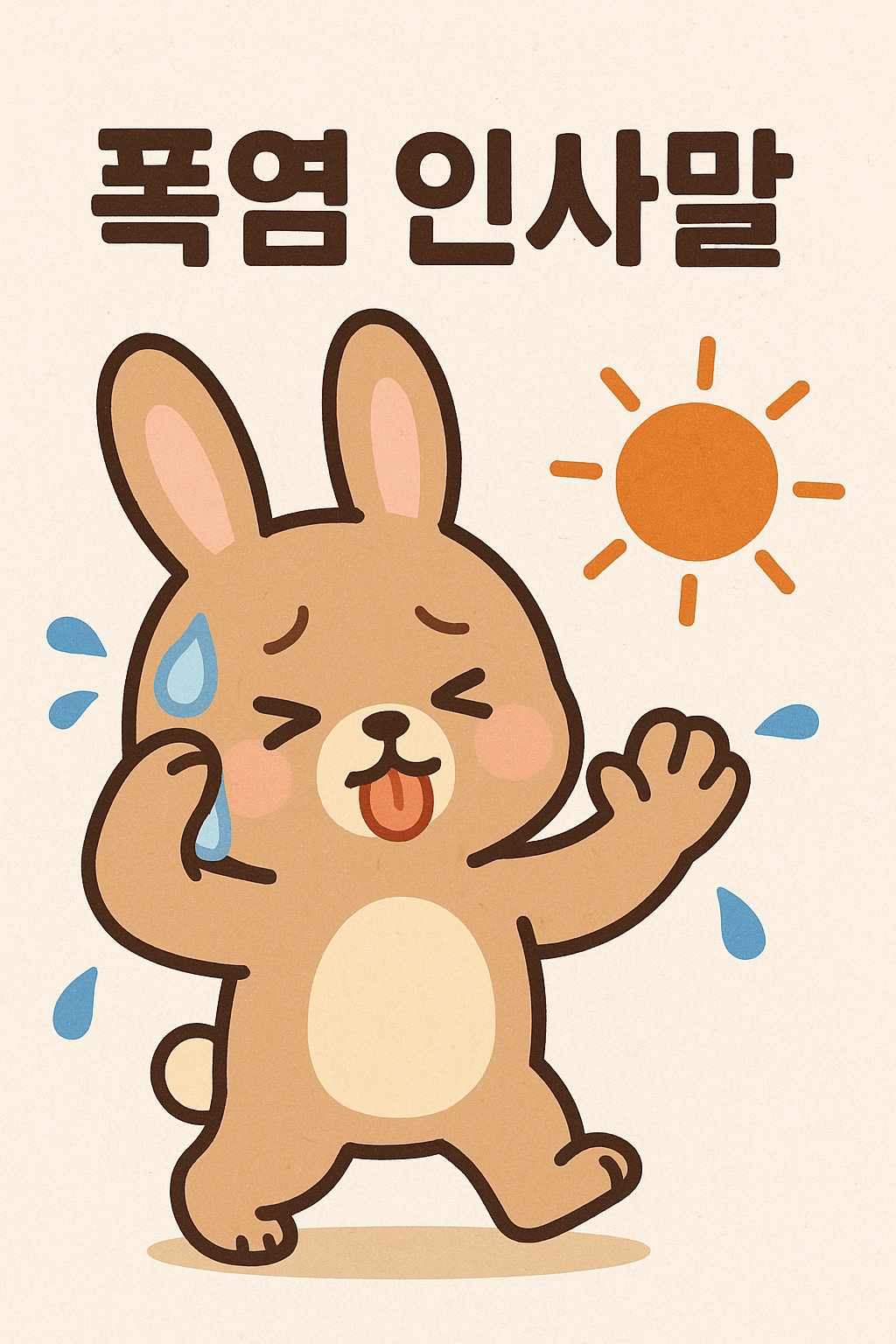 폭염 인사말