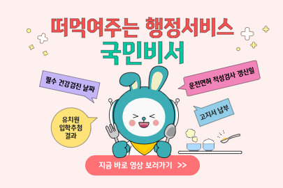 ‘구삐’가 뭐예요? 국민비서 캐릭터와 기능 알아보기