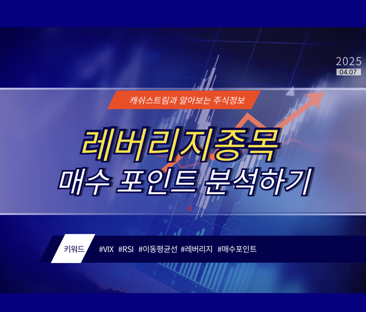 레버리지 종목 매수 포인트 분석하기