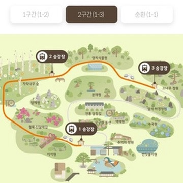 화담숲 예약 모노레일 구간