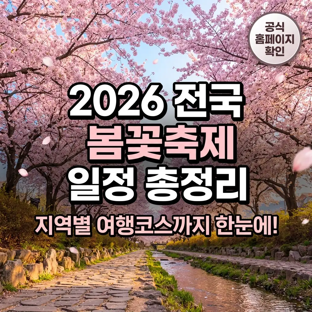 2026 전국 봄꽃축제 썸네일 이미지