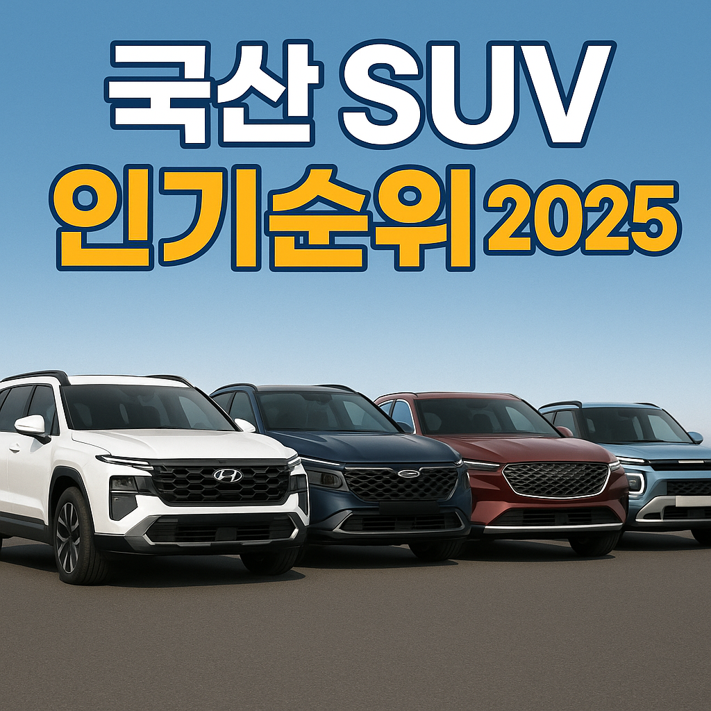 국산suv인기순위