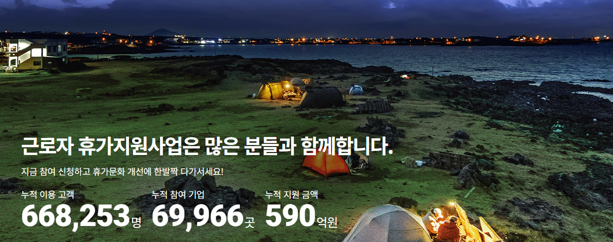 근로자 휴가지원사업 신청 방법 및 사용처 안내