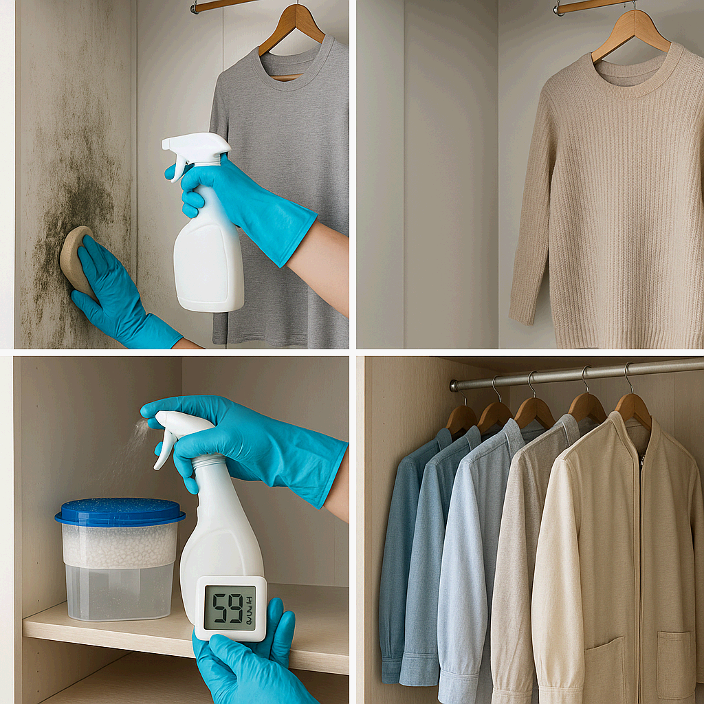옷장 곰팡이 방지로 생활환경 청결 지키는 팁