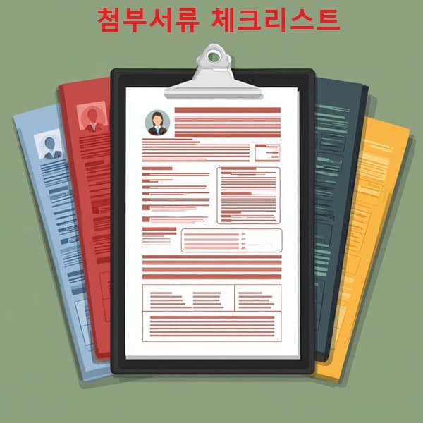 급여 차압 해제 신청에 필요한 서류 목록을 시각화한 이미지