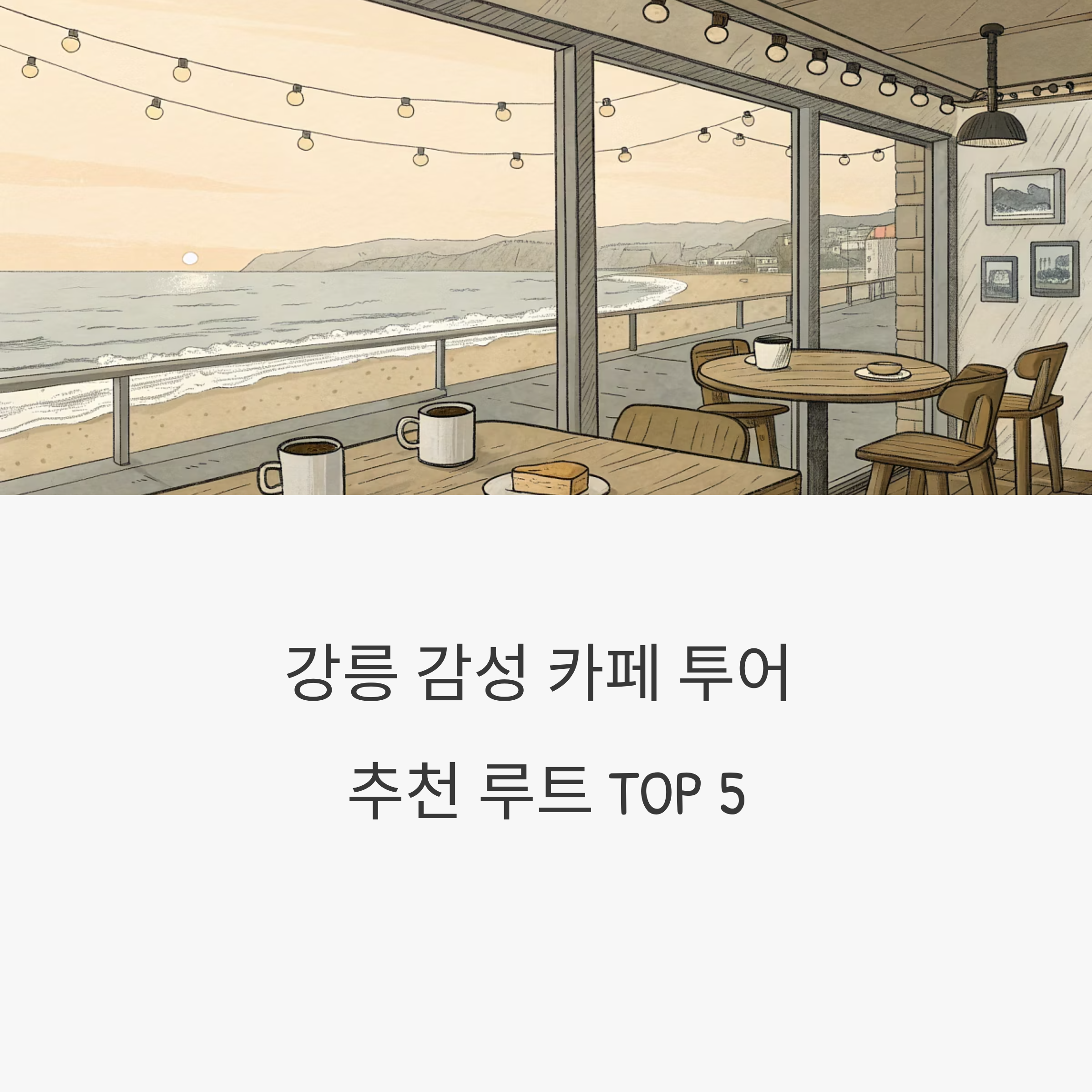 강릉 감성 카페