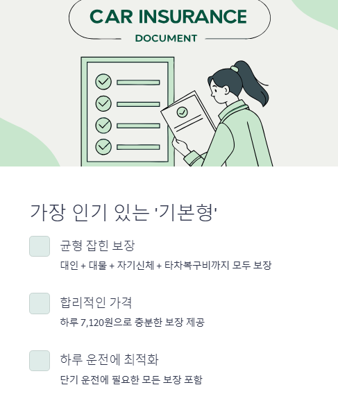 가장 인기 있는 기본형