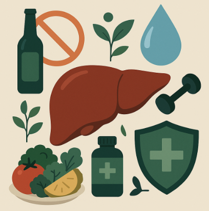 간 건강에 관한 사진