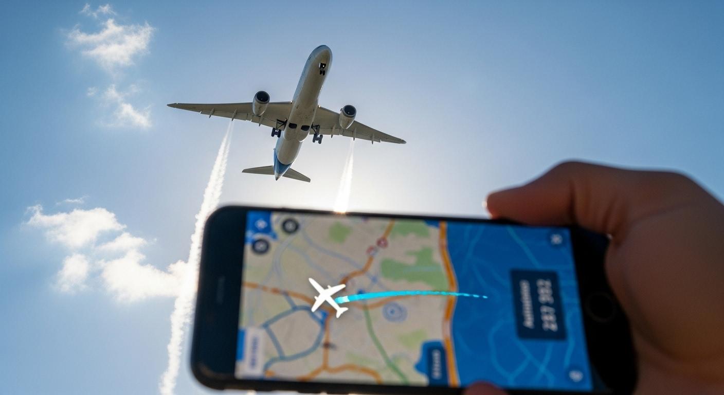 실시간 비행기 위치 추적