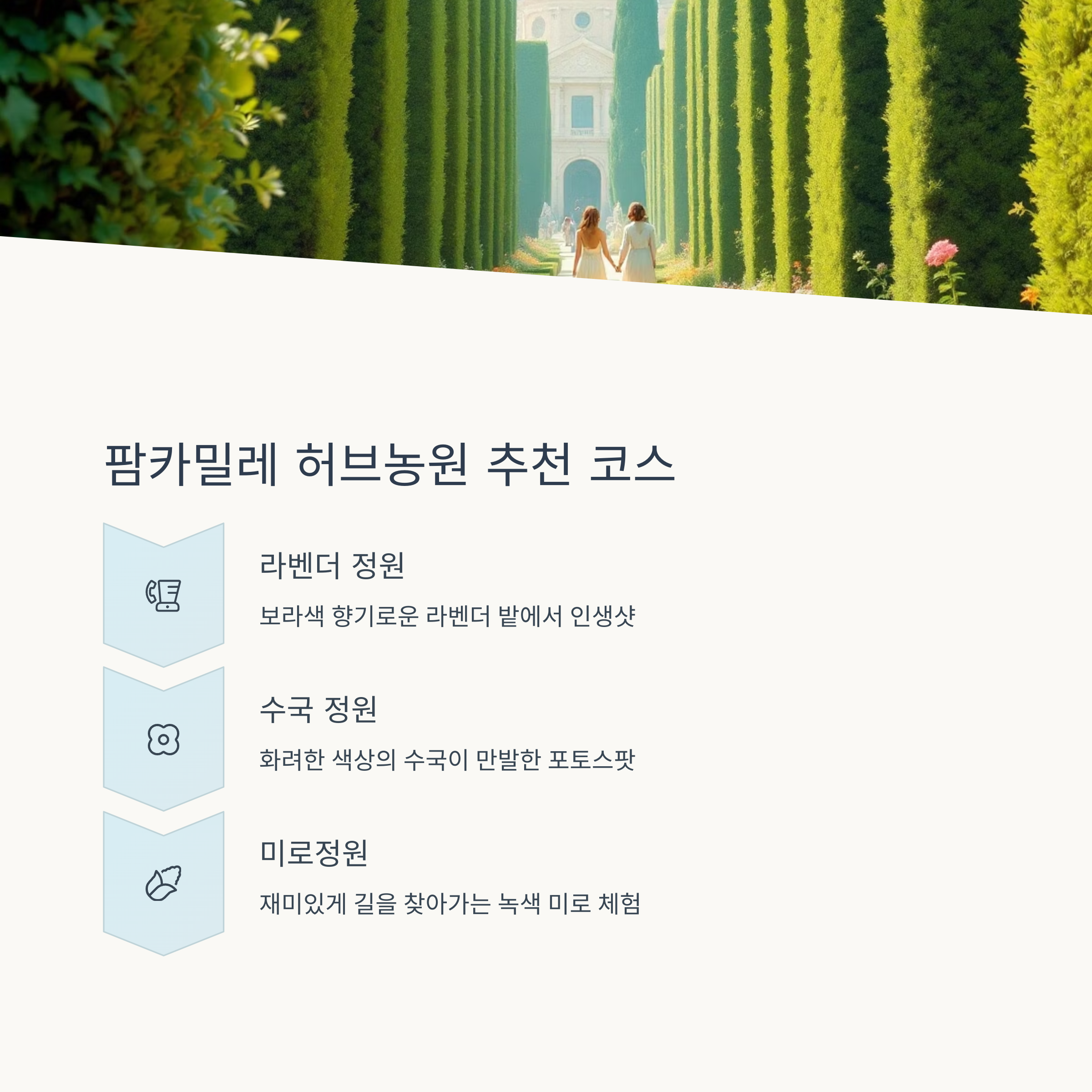 태안 꽃지해변 &amp; 팜카밀레 허브농원 완벽 가이드