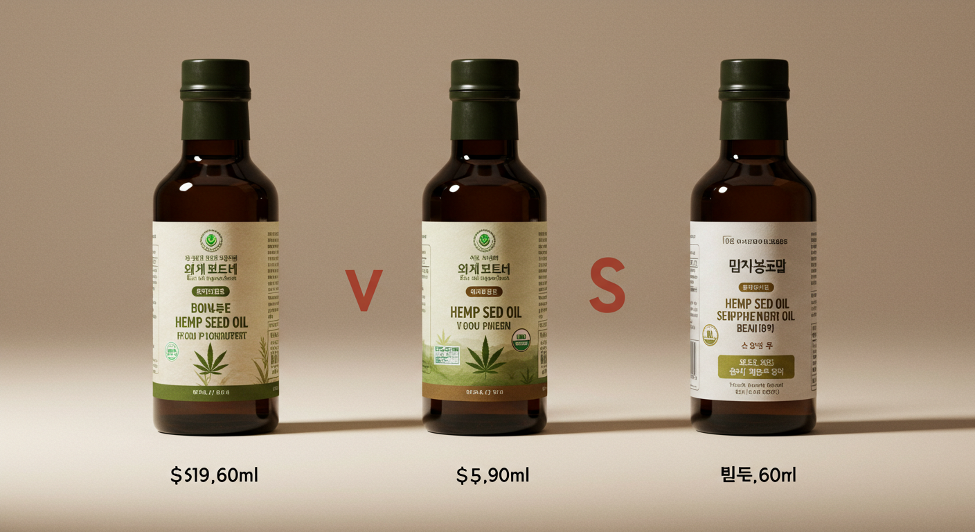 대마 종자유 가격