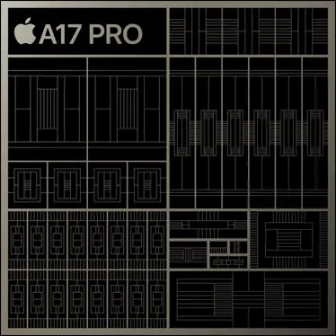 아이폰 15 Pro에 장착된 A17 Pro 칩