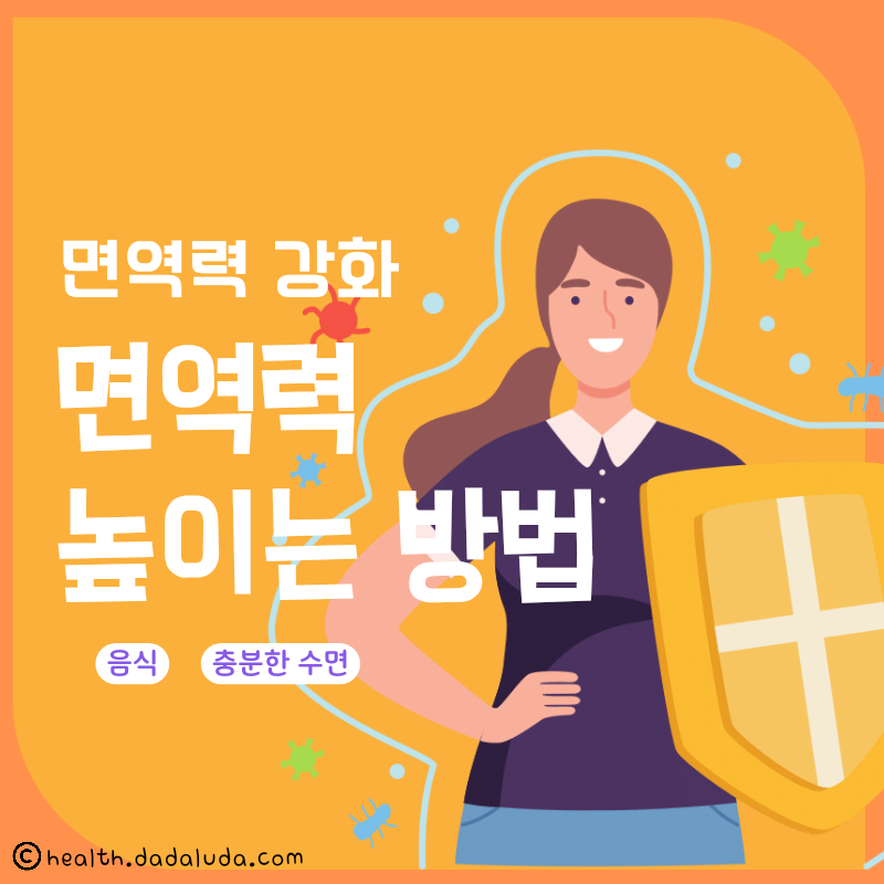 면역력 높이는 방법 강화 음식