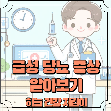 급성 당뇨 증상 알아보기