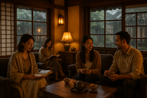 비오는 날의 실내여행