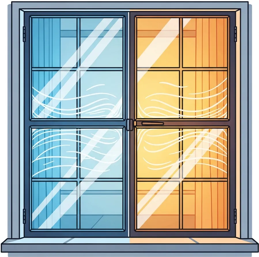 창문 단열로 냉기 차단