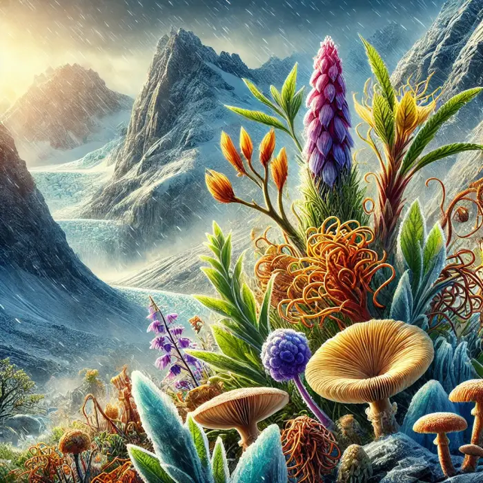 2024 주목받는 고산지대 약초 관련 사진