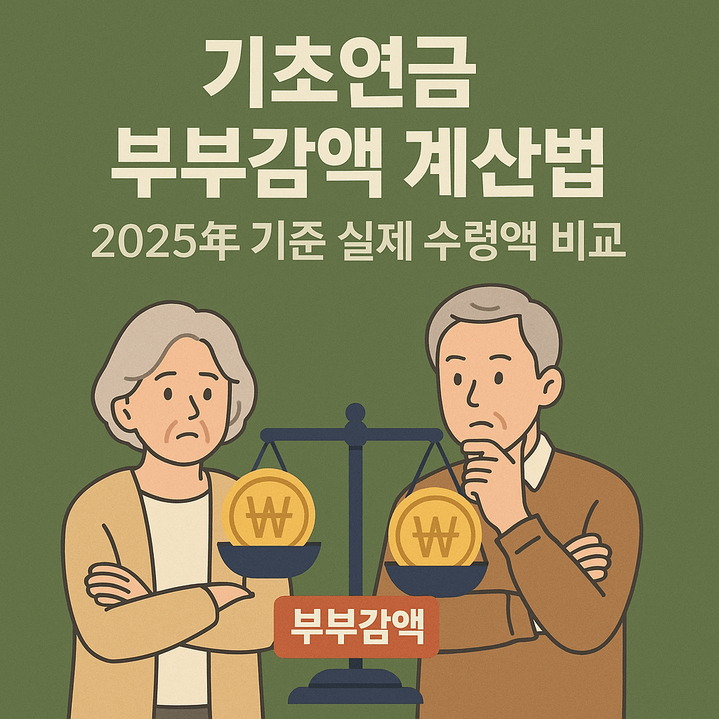 기초연금 부부감액 계산법
