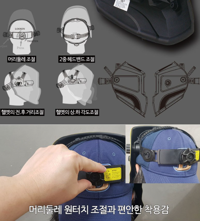 스매쉬 자동용접면 보안면 (1개)