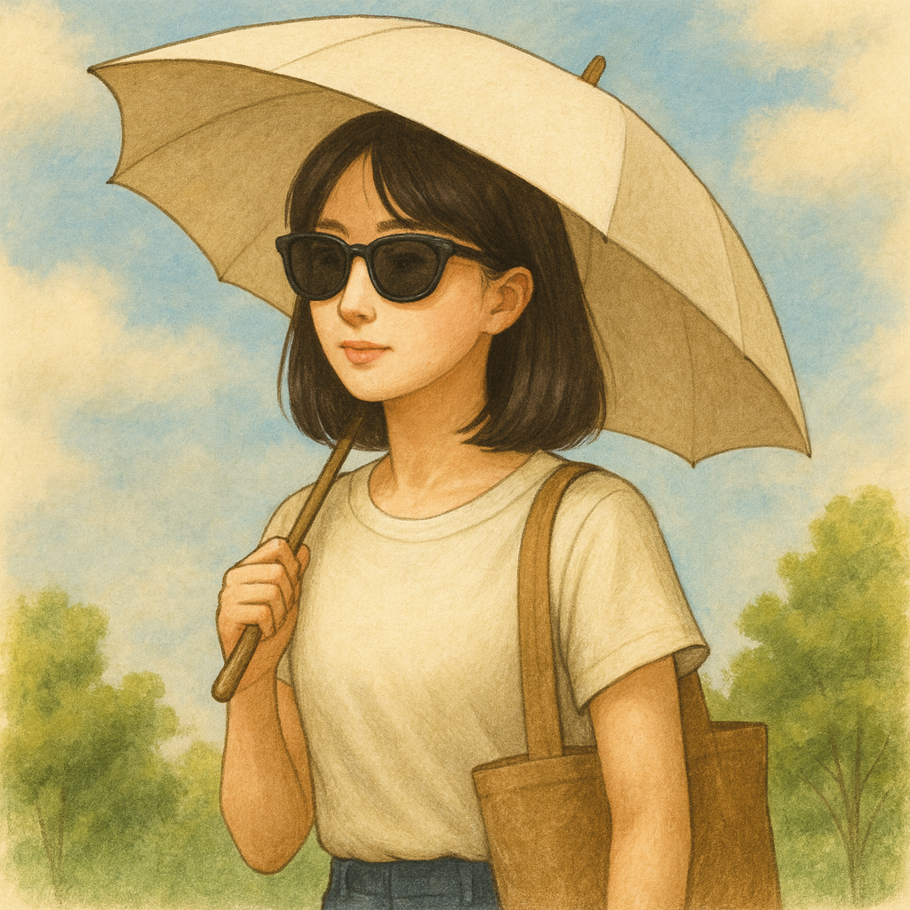 "실생활 속 자외선 차단 루틴 실천 예시"