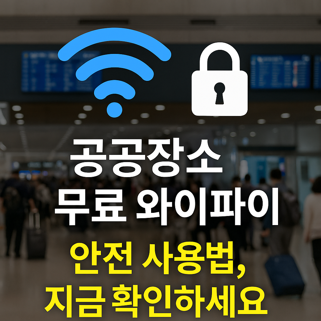 공공 와이파이 안전 사용법, 지금 확인하세요
