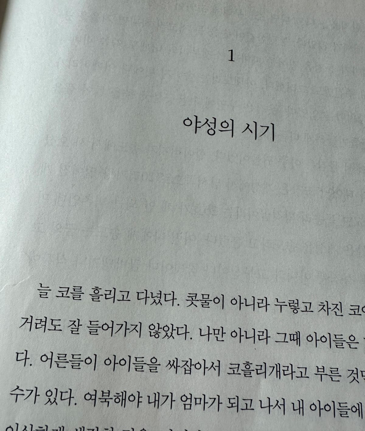 그-많던-싱아는-누가-다-먹었을까-소설-첫-단락