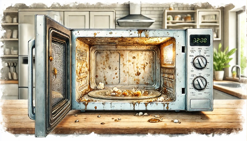 전자레인지 청소방법 10분 완성! 식초+주방세제나 일상 재료로 쉽게 냄새 제거하는 방법