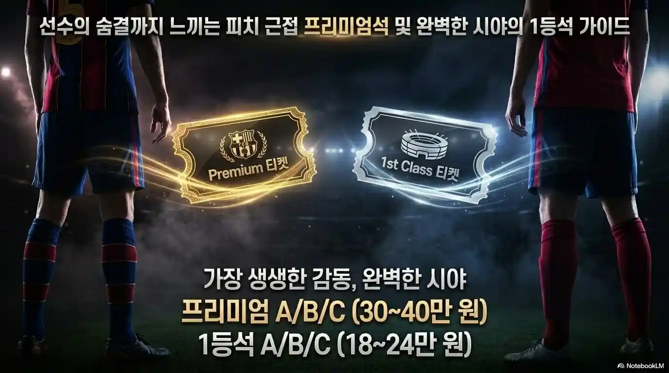 바르셀로나 리버풀 레전드 매치 프리미엄 1등석 가격