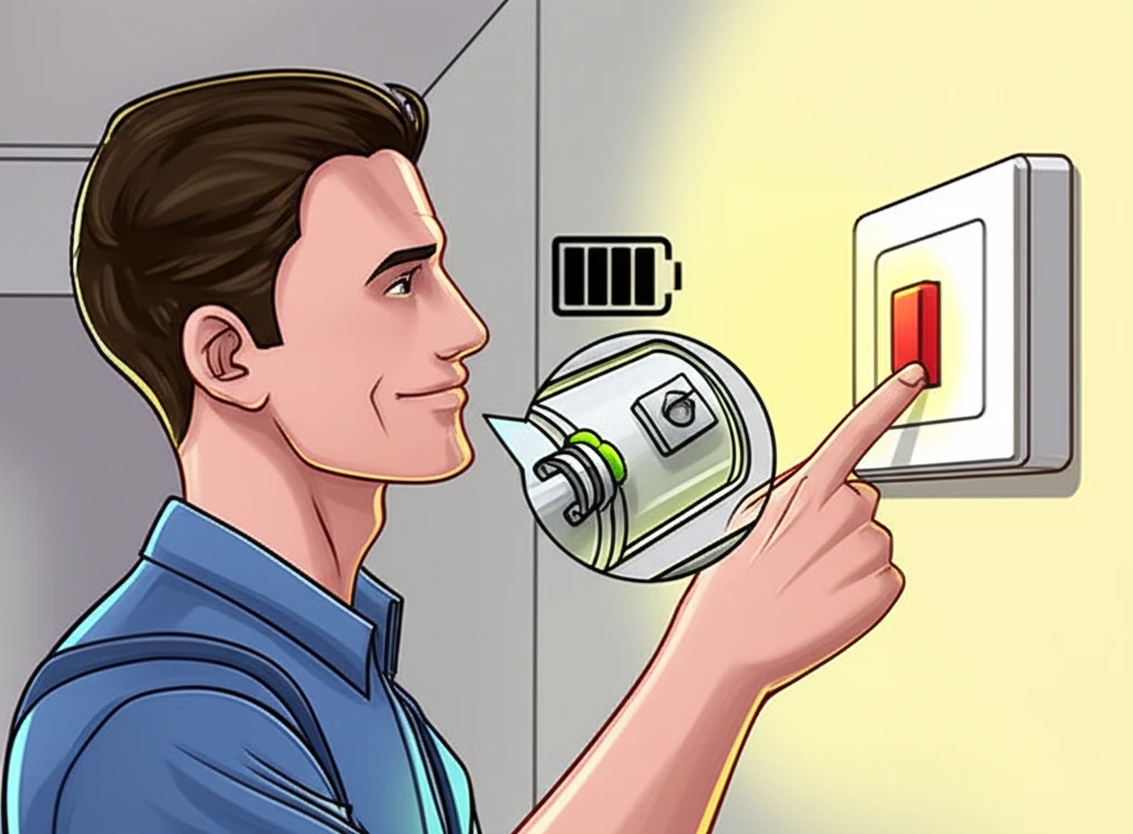 정전 사고 대비 엘리베이터 비상조명 ..