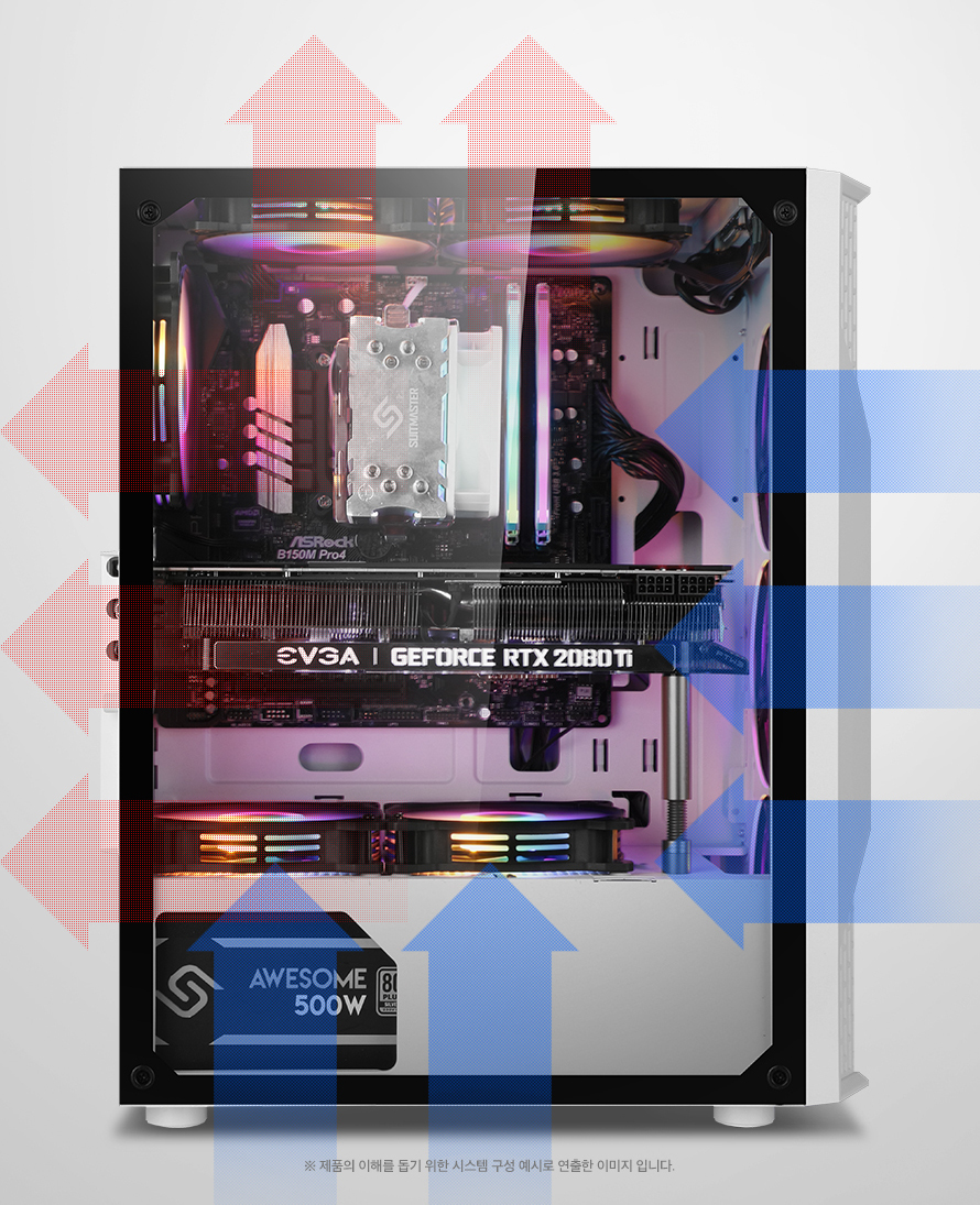 ABKO NCORE 베놈 식스 LED 강화유리