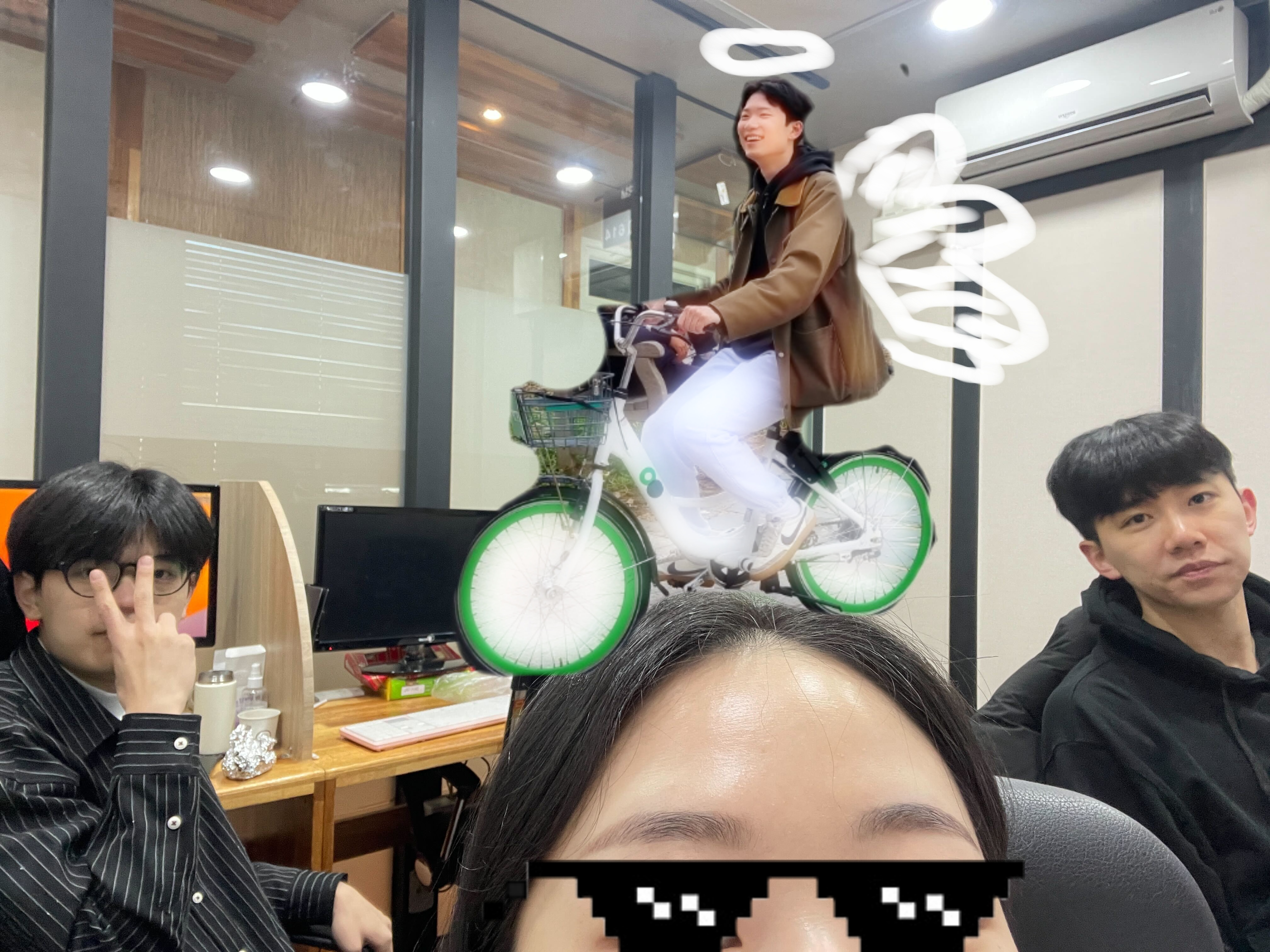 캠퍼와의 사진