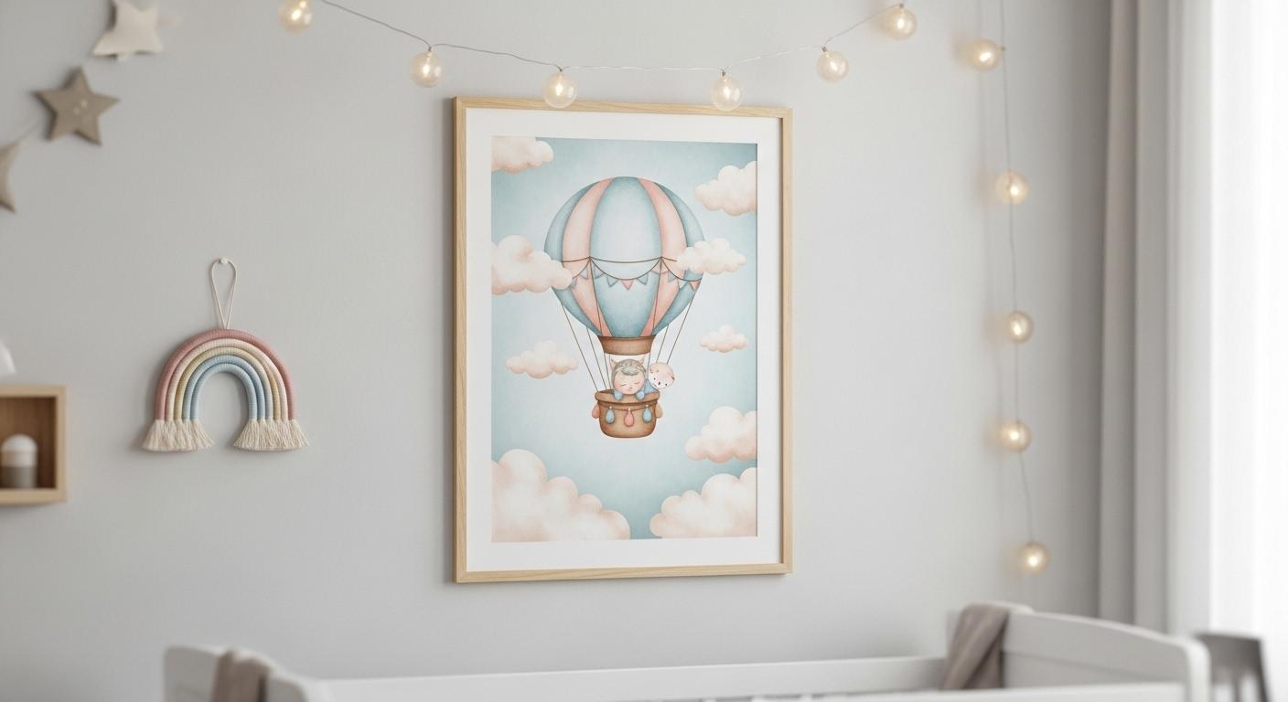 아기방 포스터 꾸미기