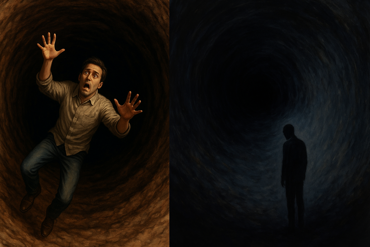 깊은 구멍에 빠지는 꿈