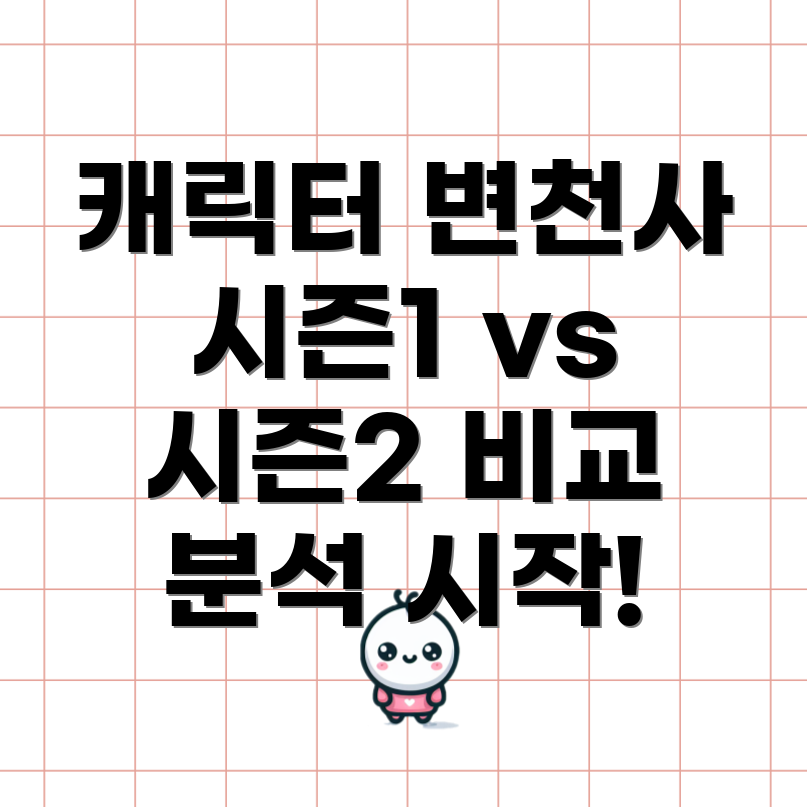 오징어게임 캐릭터 변화