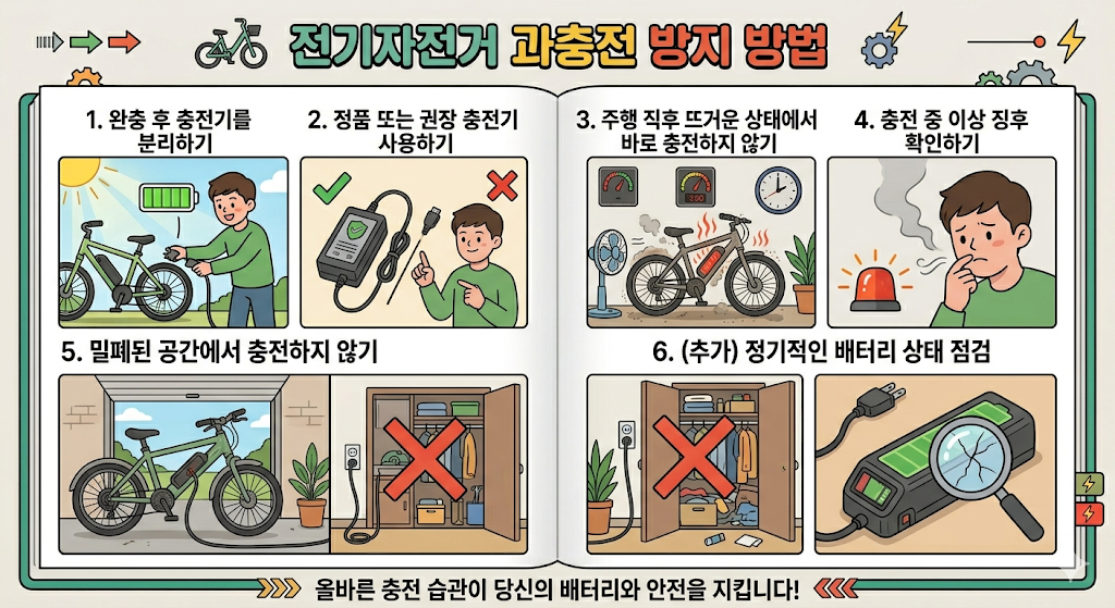 전기자전거 과충전 방지 방법