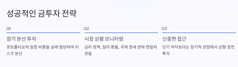 금투자 전략