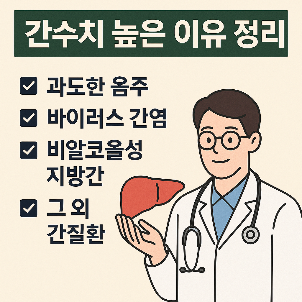 간수치 높은 이유 정리