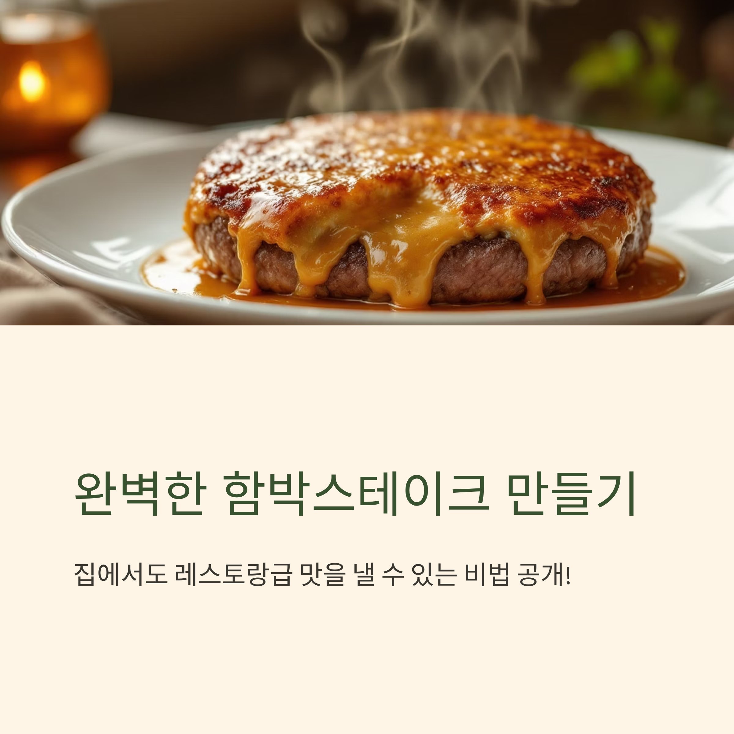 함박스테이크 만들어 먹기 관련 사진