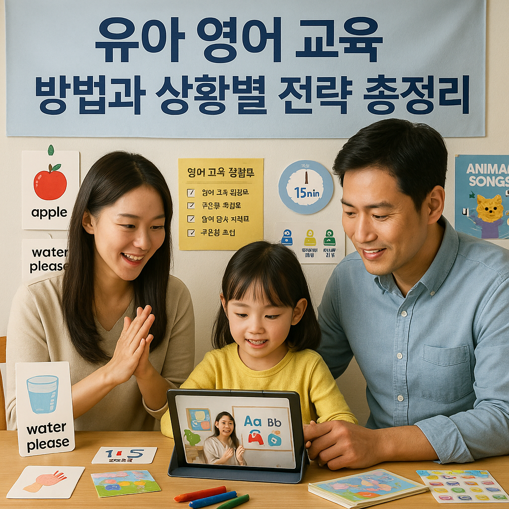 유아 영어 교육 방법과 상황별 전략 총정리