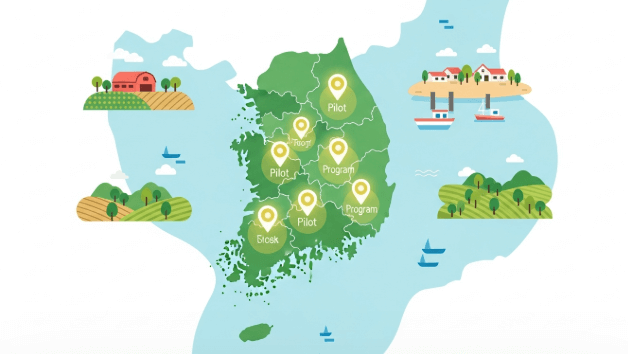 농어촌-기본소득-시범지역-지도