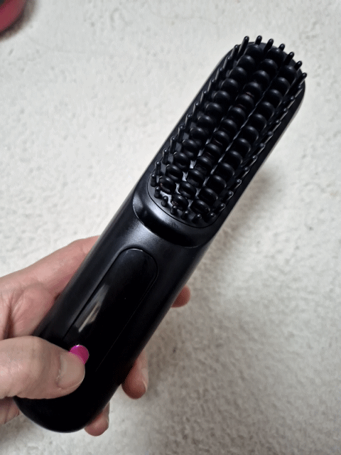 무선 헤어 빗 고데기