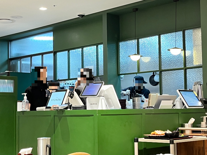 카운터&amp;#44; 내부 모습