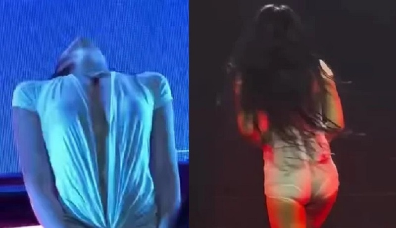 파격적인 무대의상, 논란의 중심에 서다.