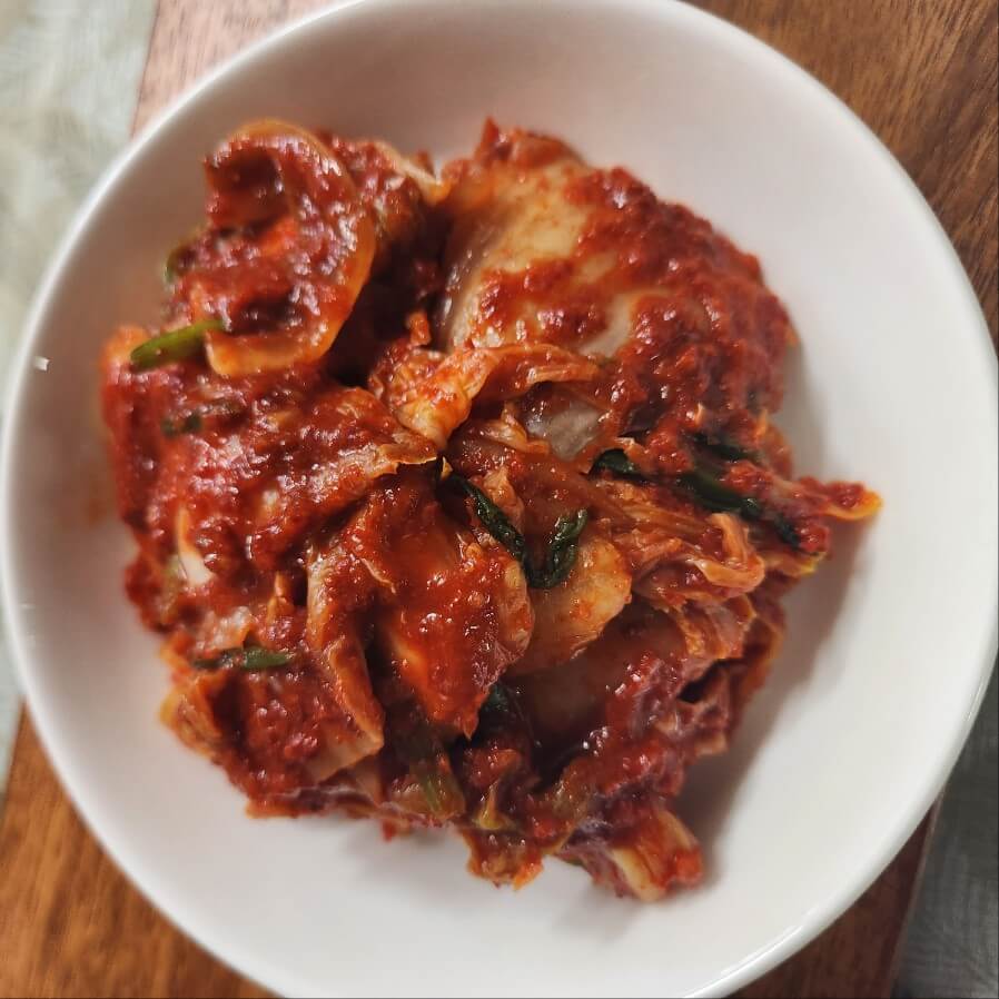 배추겉절이김치 절이기 매운겉절이 레시피 김치효능 칼로리 정리