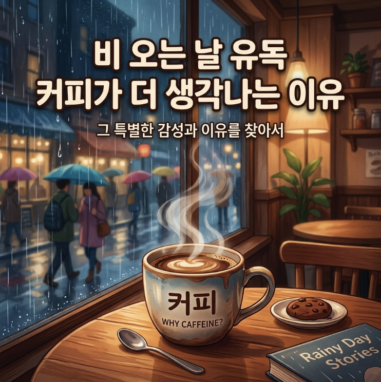 비 오는 날 유독 커피가 더 생각나는 이유