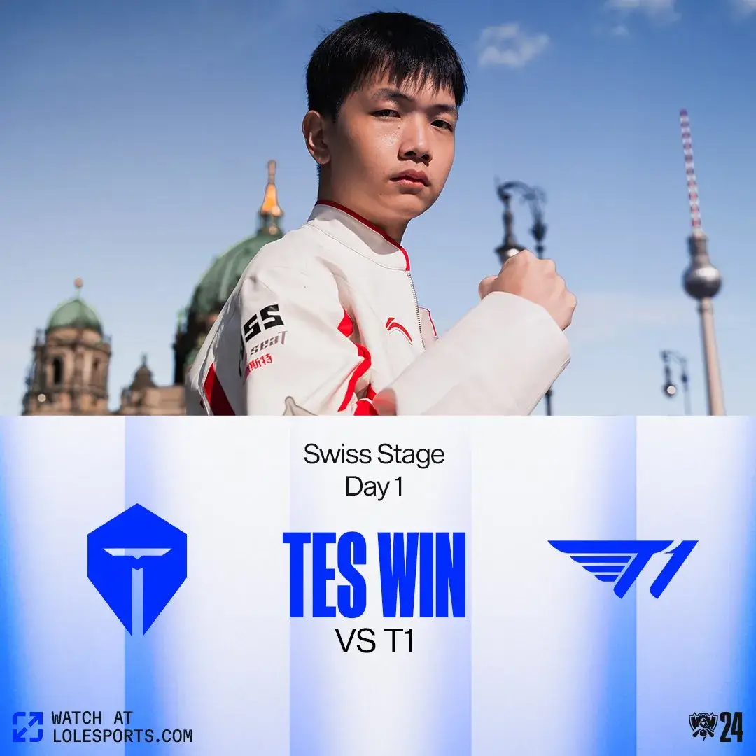 롤드컵 스위스 스테이지 T1 TES